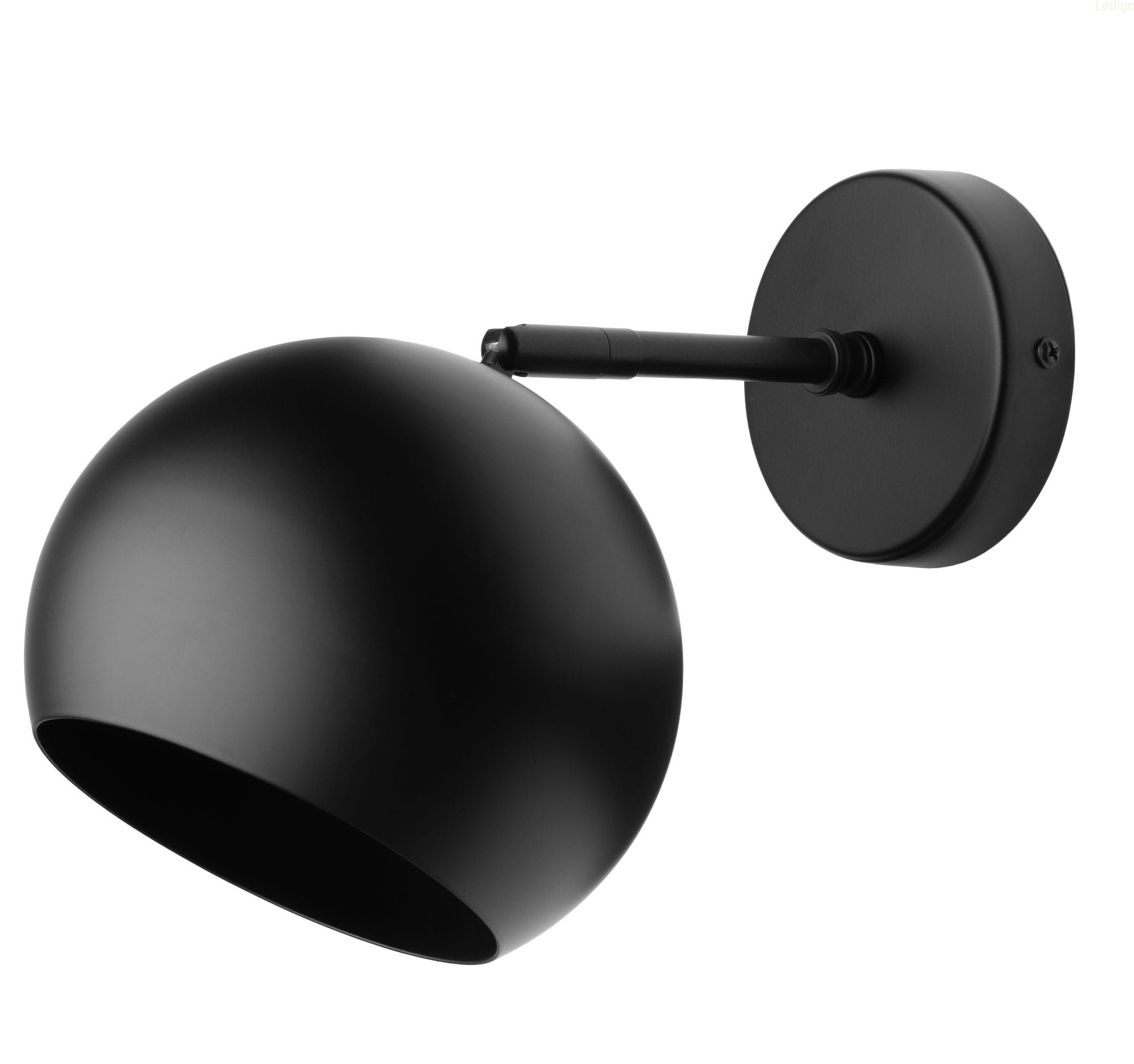 Kinkiet ścienny regulowany czarny Simba