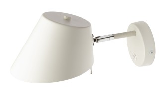 Kinkiet  regulowany biały z włącznikiem Fenix