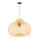 Lampa wisząca BOHO bambusowa TH04 Juta