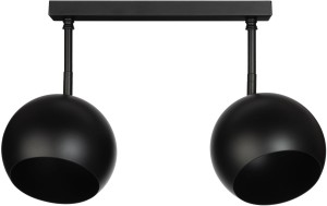 Plafon podwójny regulowany czarny Simba