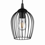 Lampa wisząca loft druciana owal