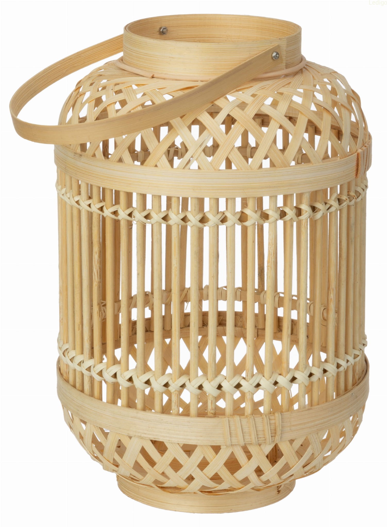 Lampion BOHO bambusowy