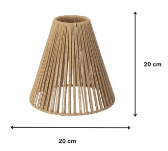 Klosz BOHO strunowy impregnowany papier 20 cm PHU04