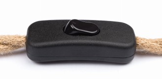 Przewód w oplocie kabel z wtyczką 4m juta twist 