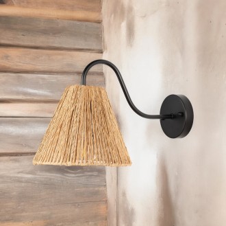 Kinkiet  Africa ścienny metalowy łuk abażur boho PHU03 