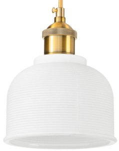 Lampa wisząca sufitowa szklana BELL biała mleczna 