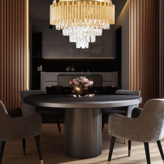 Lampa kryształowa luksusowa żyrandol Luxury WSC014 złota duża