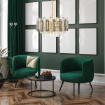 Lampa kryształowa luksusowa żyrandol Luxury  Gold Grey WSC022