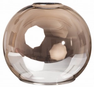 Klosz szklany Venus grafitowy 25 cm gwint E27 