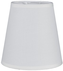 Abażur mały stożek biały E14 15cm 