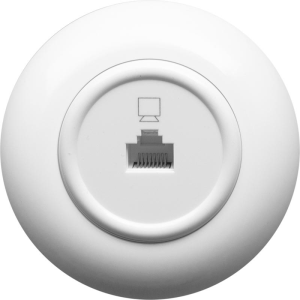 Gniazdo komputerowe z ramką białe EX1 LOFT 