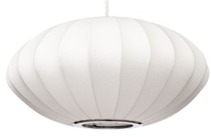 Lampa wisząca biała elegancka CLOUD elipsa