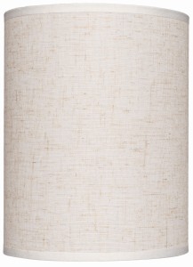 Abażur walec wąski ELA7230 len E27