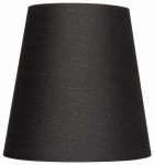 Abażur mały stożek czarny E14 16cm ELA7224
