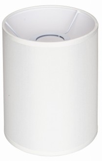 Abażur walec biały wąski ELA7229 E27