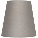 Abażur mały stożek szary E14 16cm ELA7225  