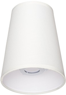 Abażur mały stożek biały E14 18cm ELA7226