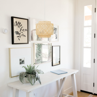 Lampa wisząca BOHO bambusowa mała TH36 