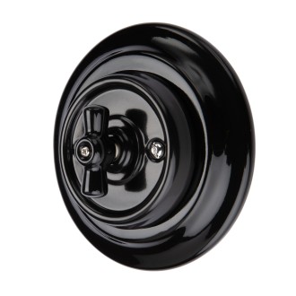 Ramka ceramiczna pojedyncza czarna podtynkowa NEW