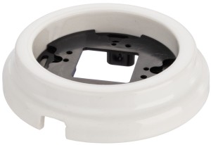 Ramka ceramiczna pojedyncza biała natynkowa NEW