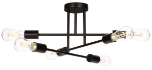 Lampa sufitowa MULTI PATYCZAK czarna 6