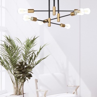 Lampa sufitowa MULTI PATYCZAK czarna 6 PRO