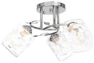 Lampa sufitowa klasyczny żyrandol plafon Sofia chrom WSG12A3 