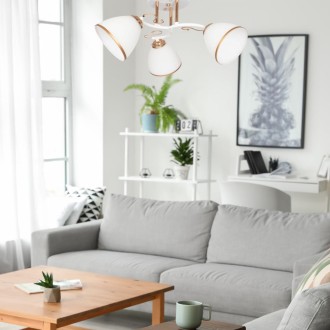 Lampa sufitowa klasyczny żyrandol plafon Aleks WSG11A3