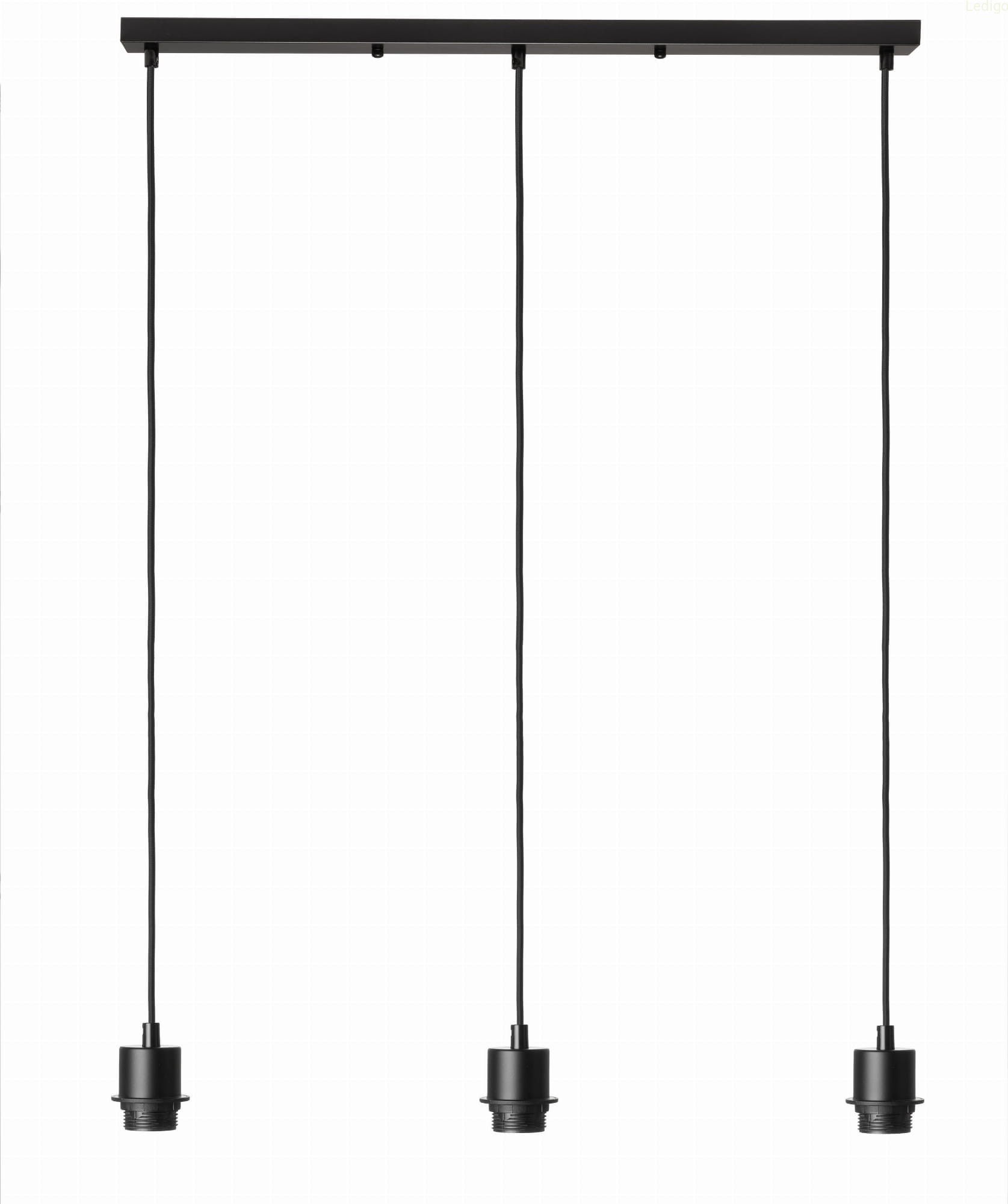 Lampa wisząca listwa potrójna wisząca