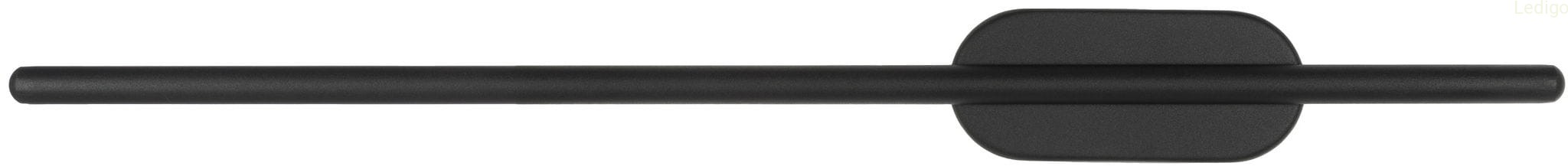 Kinkiet Slim 60cm czarny salon obraz.jpg