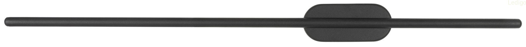 Kinkiet Slim czarny 80cm salon pokój.jpg