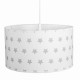 Lampa wisząca do dziecięcego pokoju biała szare gwiazdki.jpg
