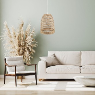 Lampa wisząca BOHO Africa trawa morska TH1F biała