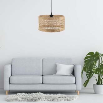 Lampa wisząca BOHO Africa trawa morska walec 30cm TH2A 