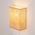 Kinkiet  bambusowy BOHO TH3B biały 