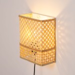 Kinkiet  bambusowy BOHO TH3A czarny