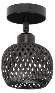 Plafon plafonik mały BOHO bambus czarny 