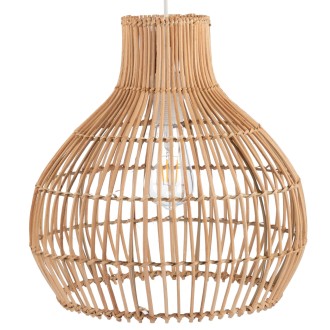 Lampa wisząca rattanowa duża boho HARMONY  PHU16F