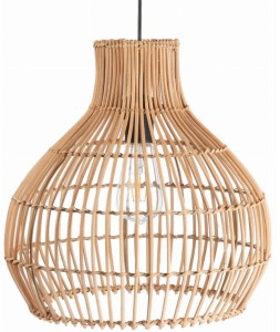 Lampa wisząca rattanowa duża boho HARMONY  PHU16F 