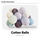Lampki dekoracyjne cotton balls fioletowe.JPEG