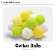 Cotton balls zielone żółte.JPEG
