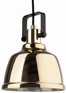 Lampa wisząca Monaco gold industrialna