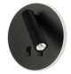 Czarny kinkiet zintegrowany mały sypialnia PE7001 black.jpg