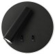 Czarny kinkiet zintegrowany sypialnia PE7001 black.jpg