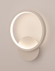 Kinkiet ledowy Lumino LED biały okrąg modern nowoczesny