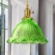 Zielona wisząca lampa ze szkła.JPEG