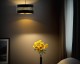 Lampa wisząca abażur ażurowy czarno-złoty  35cm deluxe black salon.jpg