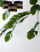 Lampa wisząca trio abażur ażurowy czarno-złoty ZLA7221 20cm.jpg
