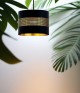 Lampa wisząca abażur ażurowy czarno-złoty loft .jpg