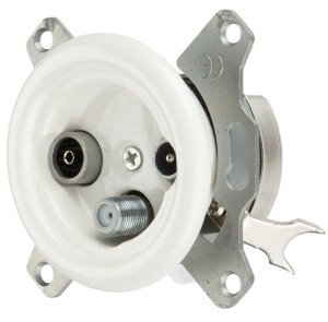 Gniazdo ceramiczne TV/SAT BEZ RAMKI YX-03 NEW